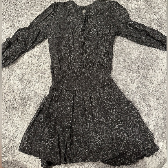 Rails snakeskin print dress with elastic waist - Picture 2 of 4